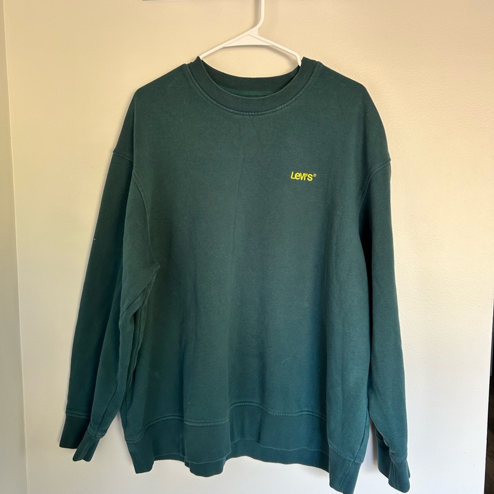 Levi's Teal Crewneck Men's Sweater